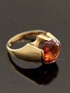 14 carat gold ring size 52 with citrine
