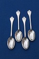 Sheffield English silver flatware, set of 4 coffee spoons 11.5cm