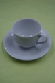 Magnolia White Danish porcelain, settings coffee cups.