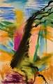 Ivy Lysdal, f 
1937. Dansk 
keramiker og 
kunstmaler. 
Gouache på 
karton. 
Abstrakt 
modernistisk 
...