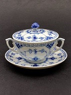 Royal Copenhagen blue fluted half-lace broth cup 1/764
