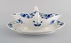 Antique Meissen "Blue Onion" sauce boat in hand-painted porcelain. Early 20th 
century.

