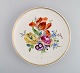 Antique Meissen plate in hand-painted porcelain with floral motifs. 19th / 20th 
century.
