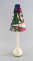 HANS-AGNE 
JAKOBSSON for A 
/ B MARKARYD. 
Table lamp with 
colorful shade 
in fabric by 
Josef Frank. 
...
