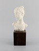 Rosenthal, Germany. Female bust in bisquit. Mid-20th century.
