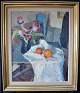 Gelardi, Ruben 
(1938 -) 
Denmark: 
Arranging on a 
table. Oil on 
masonite. 
Signed 1967. 56 
x 48 ...