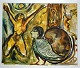 Degett, Karen 
(1954 - 2011) 
Denmark: 
Egyptian scene. 
Watercolor on 
paper. Signed 
200. 33 x 39 
...