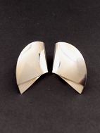 Georg Jensen ear clips 5 x 2.7 cm. sterling silver design 200