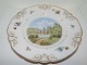 Royal Copenhagen
Rare Rokoko dinner plate with Danish Castles from 1800