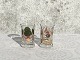 Holmegaard “Golden Christmas” Christmas shot glass, 1994, 5.8 cm high, 3.5 cm in diameter * Nice ...