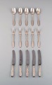 Evald Nielsen 
number 14 lunch 
service in 
hammered silver 
(830) for five 
people. ...