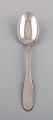 Evald Nielsen number 14 tablespoon in hammered silver (830). 1920s.
