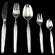 Savoy silver 
cutlery, 
a complete set 
for 12 persons. 

Made in 
sterling 
silver. 
Total 77 ...