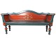 Painted bench 
in turqouise 
and red colors, 
and in great 
antique 
condition from 
the 1860s. 
H - ...