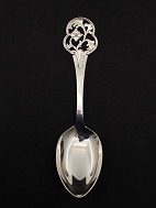 Silver handmade serving spoon