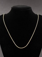 14 carat gold necklace 80 cm. 9.2 gr. Stamped 585 H Gr