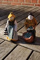 Danish ceramics & pottery by Michael Andersen, Bornholm, Denmark.Fisherpair or fisherwife with ...