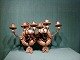 Pair of 3-arms 
bracket lamps 
for 
candlelights in 
gilt iron.
From the 
second half of 
the 19th ...