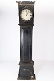 Standing clock of dark blue painted wood, in great antique condition from the 1790s. H - 195 ...