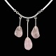 N.E. From - 
Denmark. 
Sterling Silver 
Necklace with 
Rose Quartz. 
1960s.
Designed and 
crafted by ...