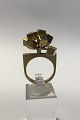 Hans Hansen 14 Ct Gold Ring Modern