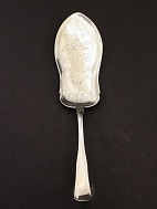 Old Danish three-tower silver cake spade