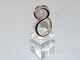 Danish design silver
Tall modern ring with pink stone - Size 51