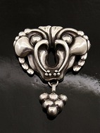 Rare Georg Jensen Sterling silver brooch#27