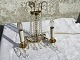 Wall lamp in 
brass with 
prisms. Fine 
used condition. 
Height approx. 
35 cm.