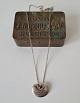 Nanna Ditzel 
for Georg 
Jensen necklace 
with pendant in 
silver with 
hematite. 
Stamped: Georg 
...