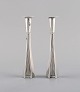 Wiwen Nilsson 
Lund, Sweden 
(b. 1897, d. 
1974). A pair 
of modernist 
candlesticks in 
silver. Dated 
...
