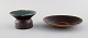 Henning Nilsson 
for Höganäs. 
Candlestick and 
dish in glazed 
ceramics. 1960s 
/ 70s.
The ...