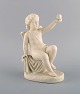 Gustafsberg / 
Gustavsberg, 
Sweden. Angel 
in biscuit. 
Dated 1930.
Measures: 21.5 
x 17 cm.
In ...