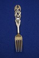 Michelsen Christmas fork 1941 of Danish gilt 
silver