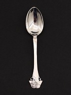 Silver spoon with butterfly