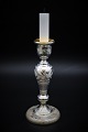Candlestick in Mercury glass from the 1800 century with fine old patina.Height: 21cm.