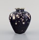 European studio 
ceramicist. 
Unique vase in 
glazed 
ceramics. 
Beautiful glaze 
in dark purple 
...