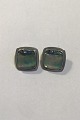 Palle Bisgaard 
Sterling Silver 
Earrings(clips)Abelone 
Mother of Pearl 
 Measures 2.1 
cm x 2.1 ...