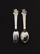 H. C. Andersen silver children's cutlery