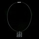 Toftegaard - 
Denmark. 
Oxidized 
Sterling Silver 
'Space' Pendant 
on Rubber Cord.
Sterling 
silver ...