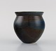 European studio 
ceramicist. 
Unique vase in 
glazed 
stoneware. 
Beautiful glaze 
in blue and 
brown ...