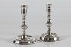 Pair of Nestved candlesticks