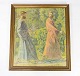 Lithographic 
named Christ 
and Peter by P. 
W. Johannsen 
from 1910. 
87 x 77.5 x 
4.5 cm.