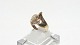 Elegant lady ring in 8 carat gold