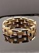 14 carat gold block bracelet