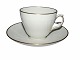Royal 
Copenhagen 
Sirius - White 
Curved with 
gold edge, 
coffee cup with 
matching 
saucer.
This ...
