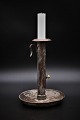 French 1800 
century chamber 
candlestick in 
metal with a 
super nice 
patina. H:19cm.