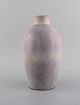 Nils Thorsson 
for Royal 
Copenhagen. 
Vase in glazed 
ceramics with 
leaf 
decoration. 
Dated ...