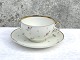 Bing & 
Grondahl, Cups 
with pink roses 
and gold edge, 
8cm in 
diameter, 4.7cm 
high * With ...