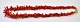 Red coral 
chain, 20th 
century L .: 37 
cm.